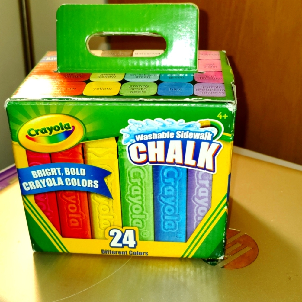 Crayola brand washable sidewalk chalk